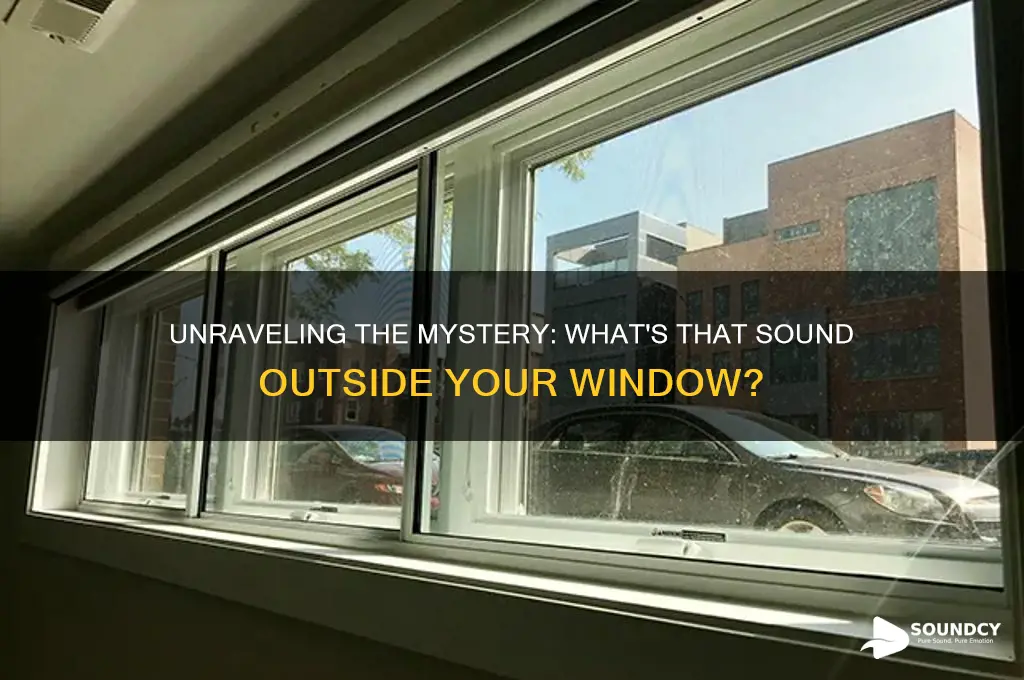 what is that sound outside