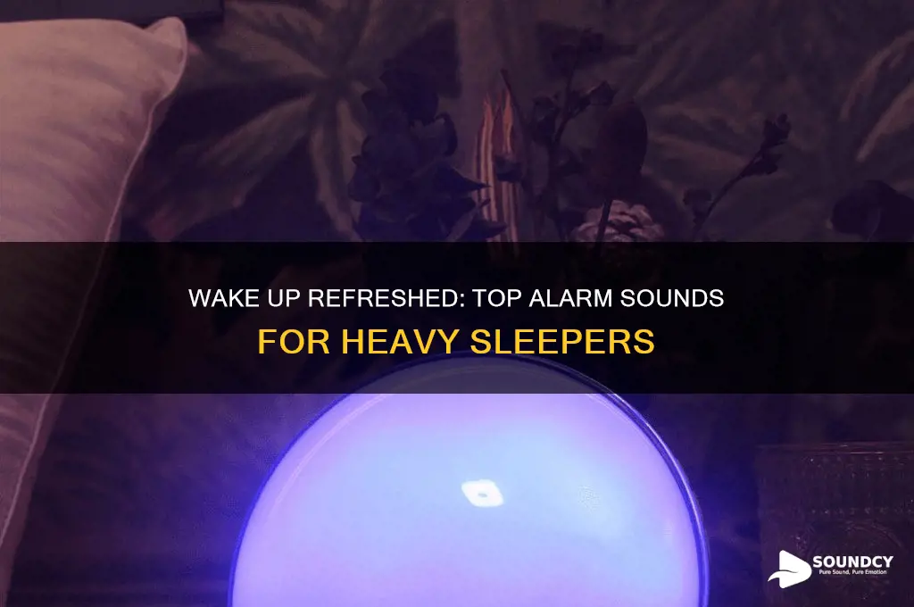 what is the best alarm sound for heavy sleepers