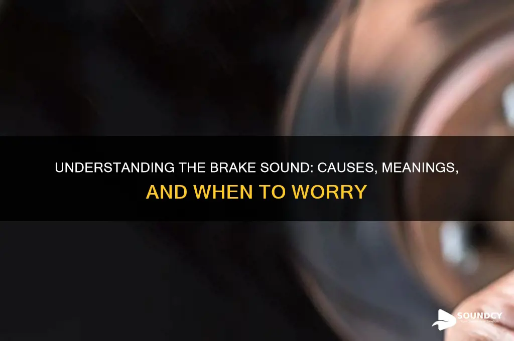 what is the brake sound