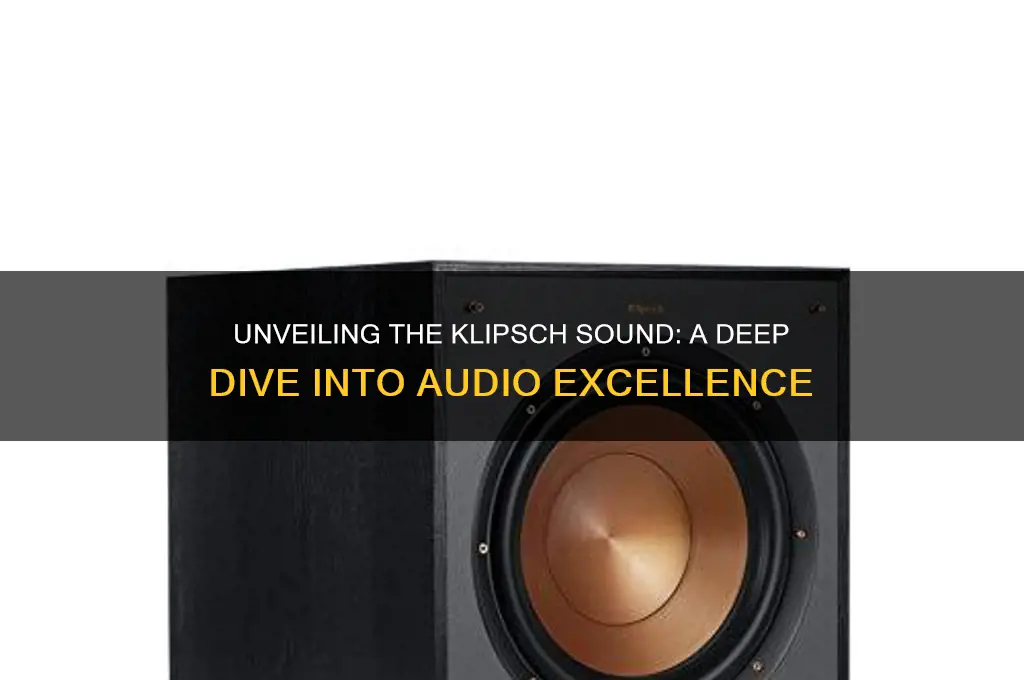 what is the klipsch sound