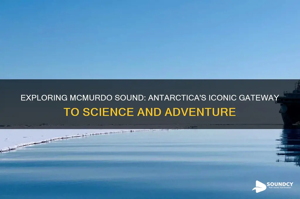 what is the mcmurdo sound