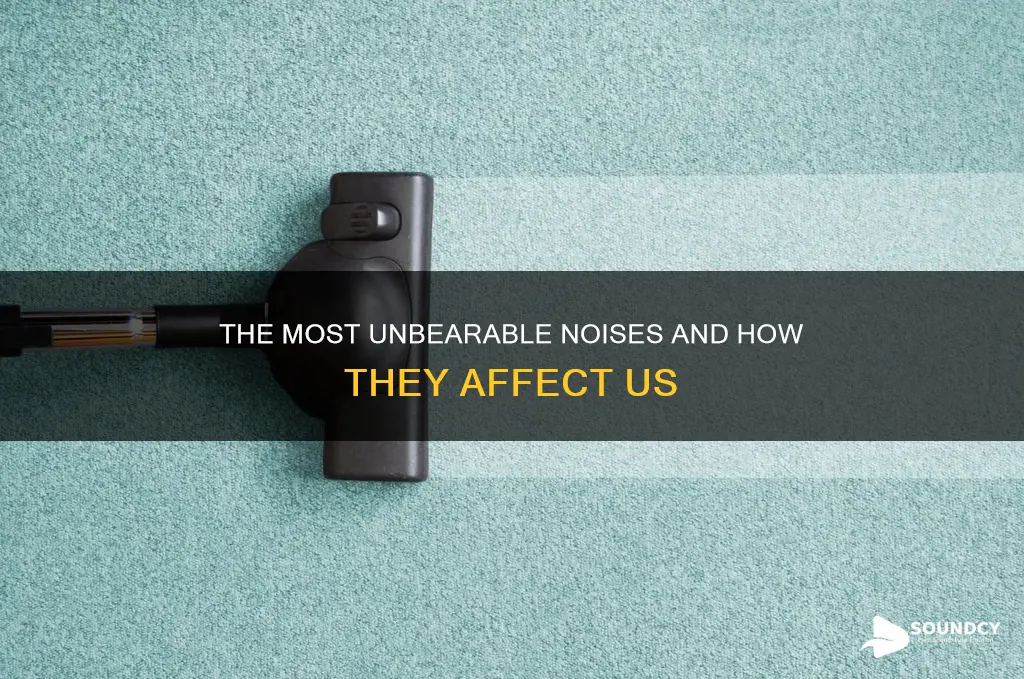 what is the most annoying sound