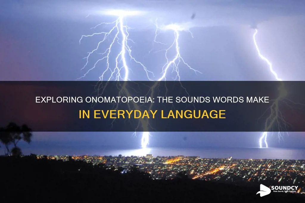 what is the onomatopoeia sounds
