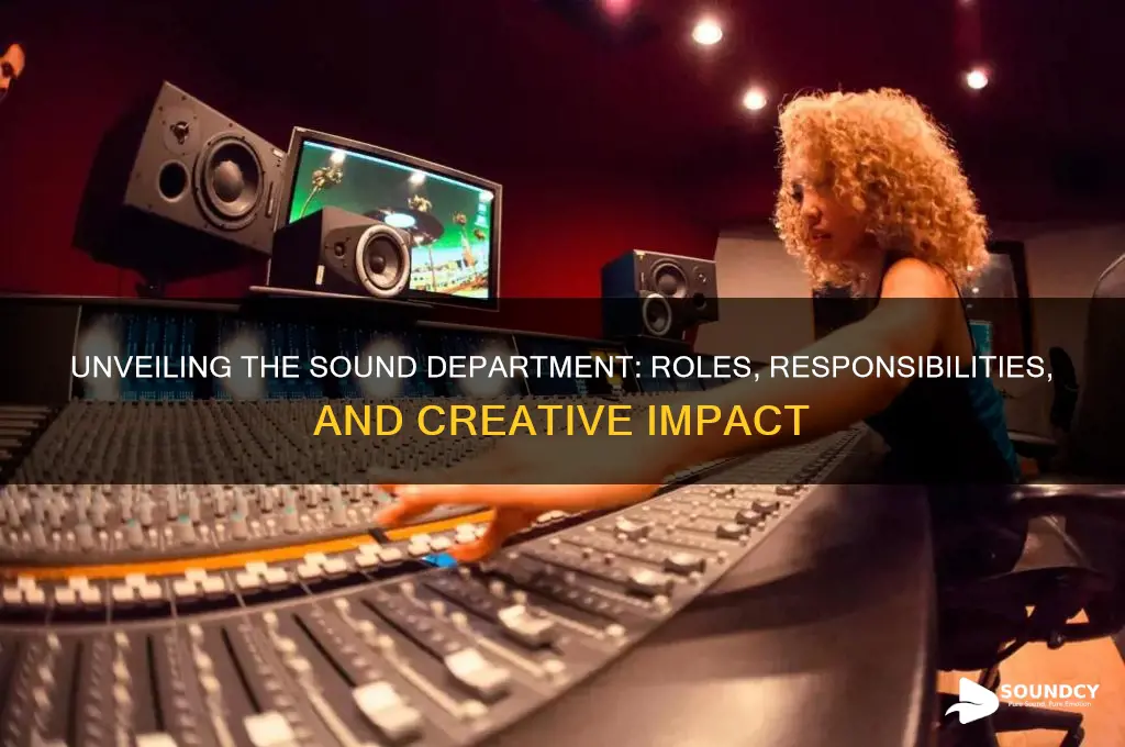 what is the sound department