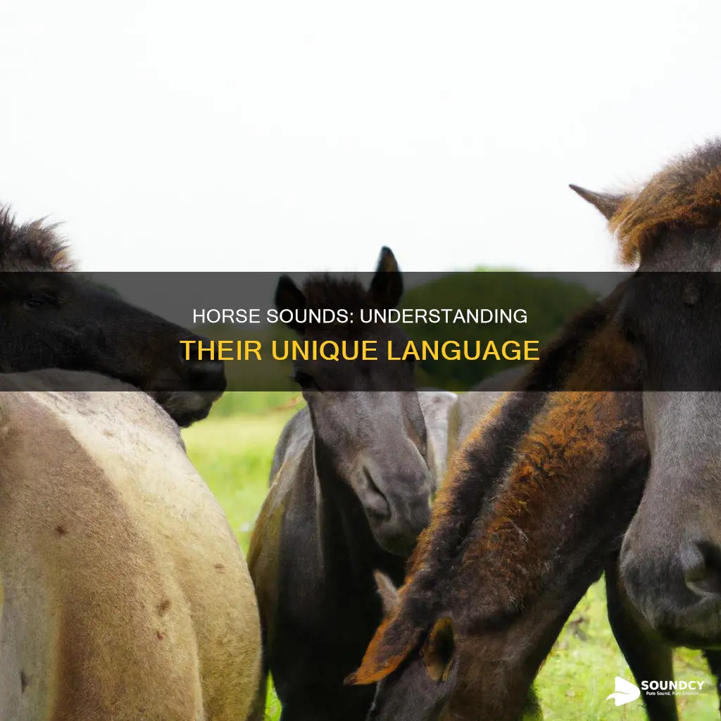 what is the sound of horse