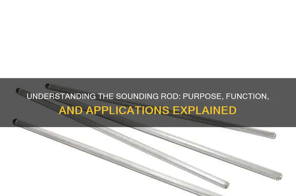 what is the sounding rod