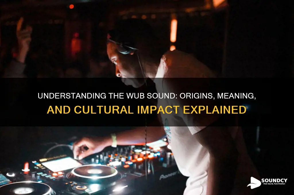 what is the wub sound