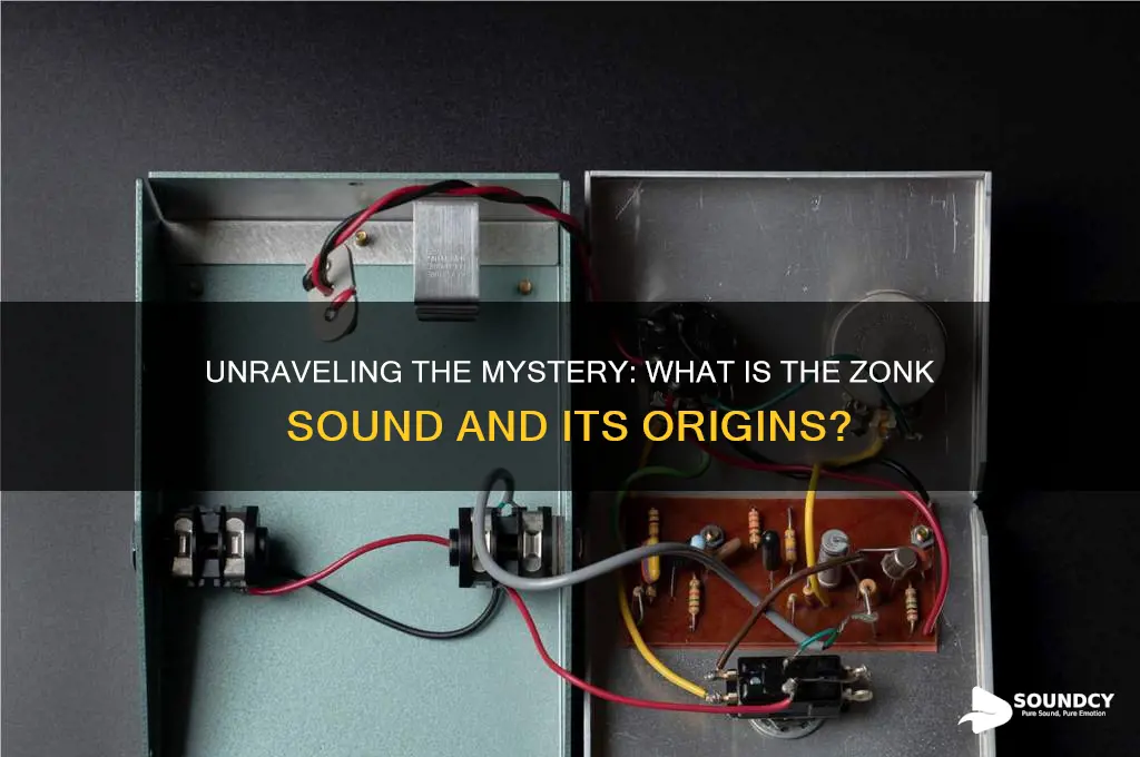 what is the zonk sound