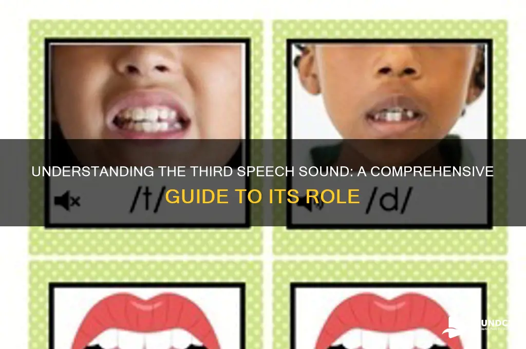 what is third speech sound