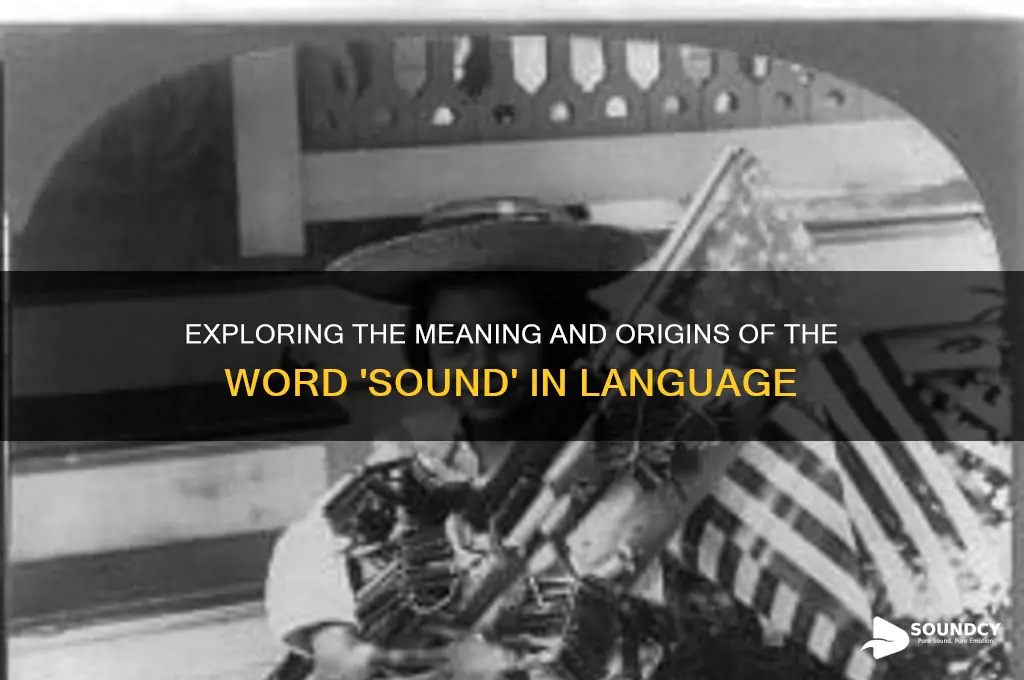 what is this word sound
