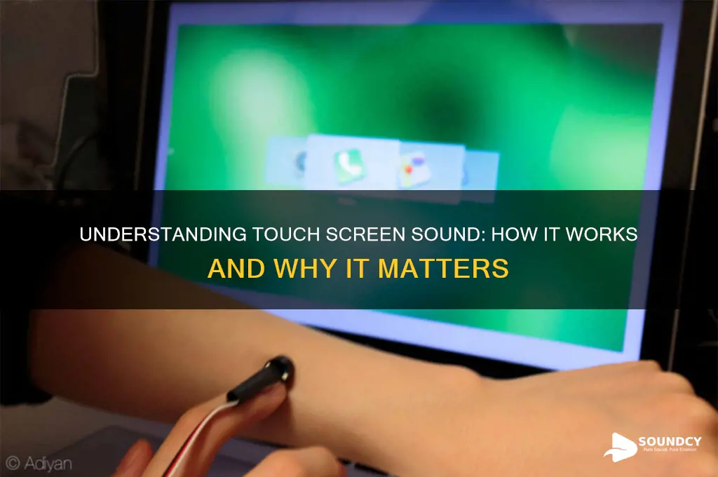 what is touch screen sound