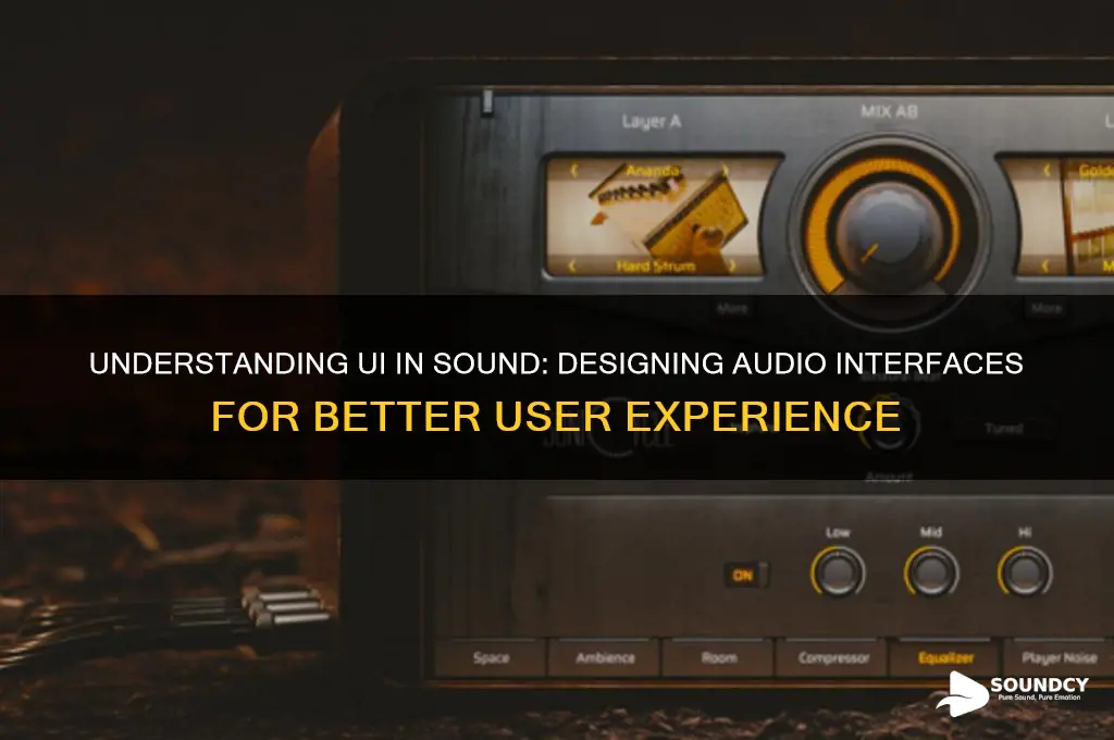 what is ui in sound