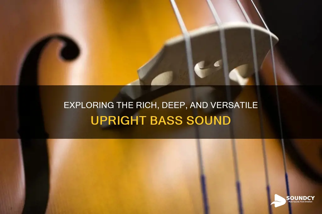 what is upright bass sound