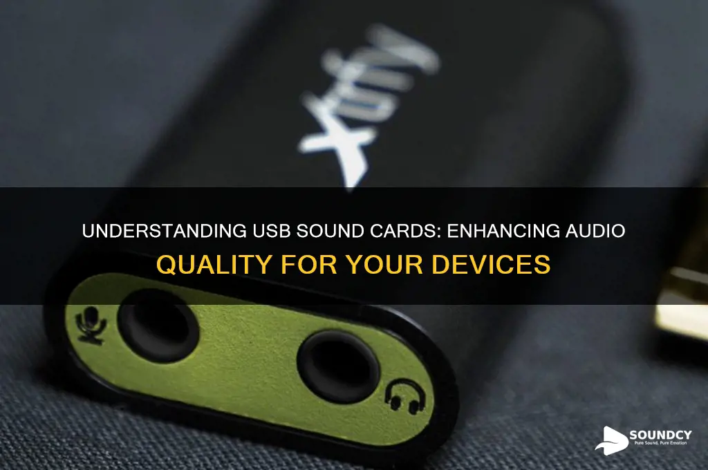 what is usb sound card