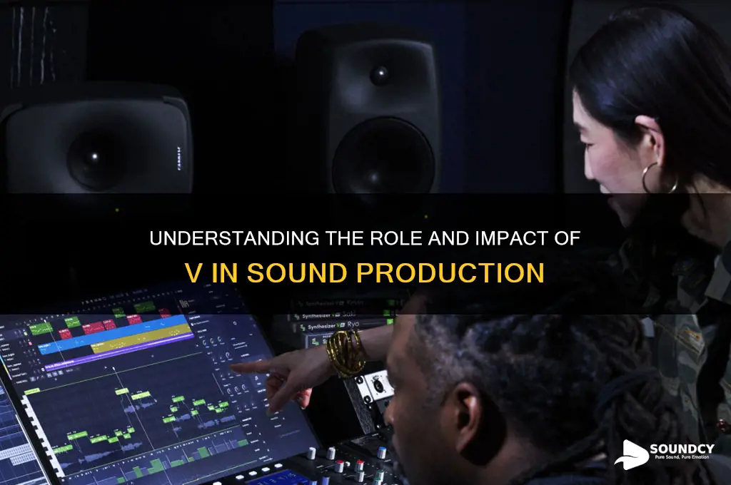 what is v in sound