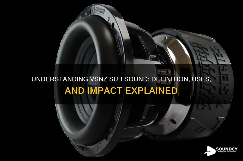 what is vsnz sub sound