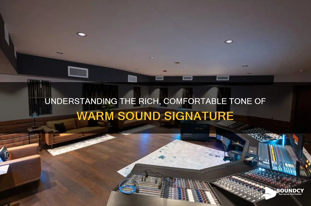 what is warm sound signature