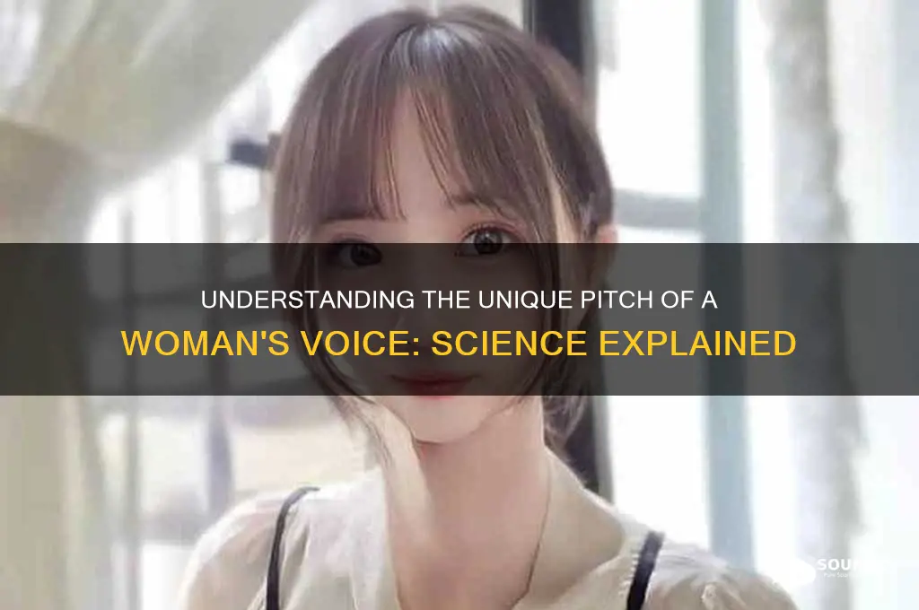 what is womans sound pitch