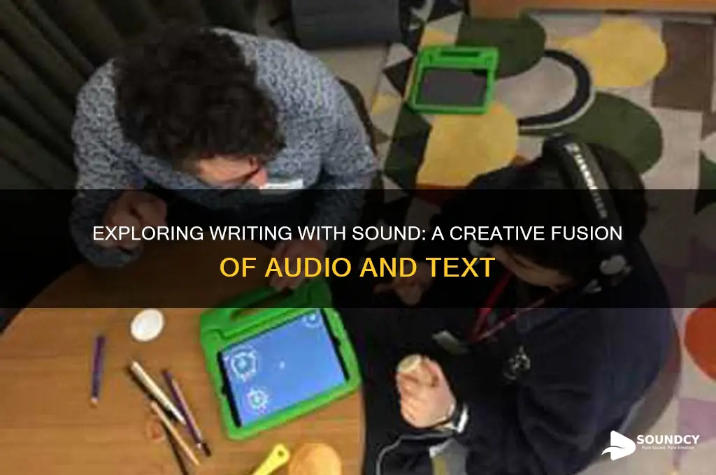 what is writing with sound