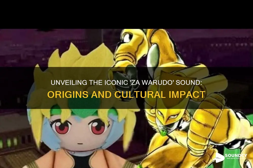 what is za warudo sound