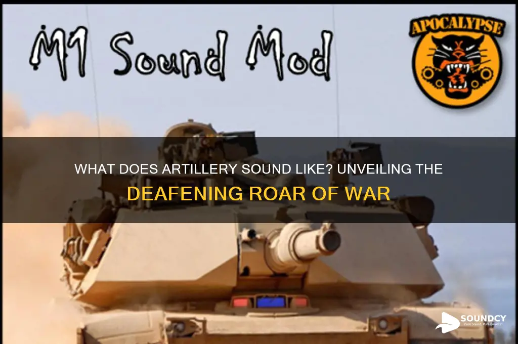 what it sound like artillery