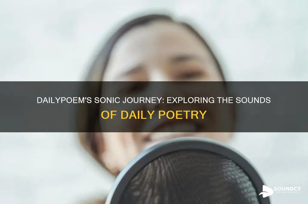 what it sounds like dailypoem