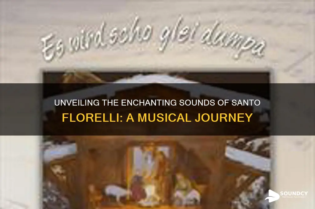what it sounds santo florelli