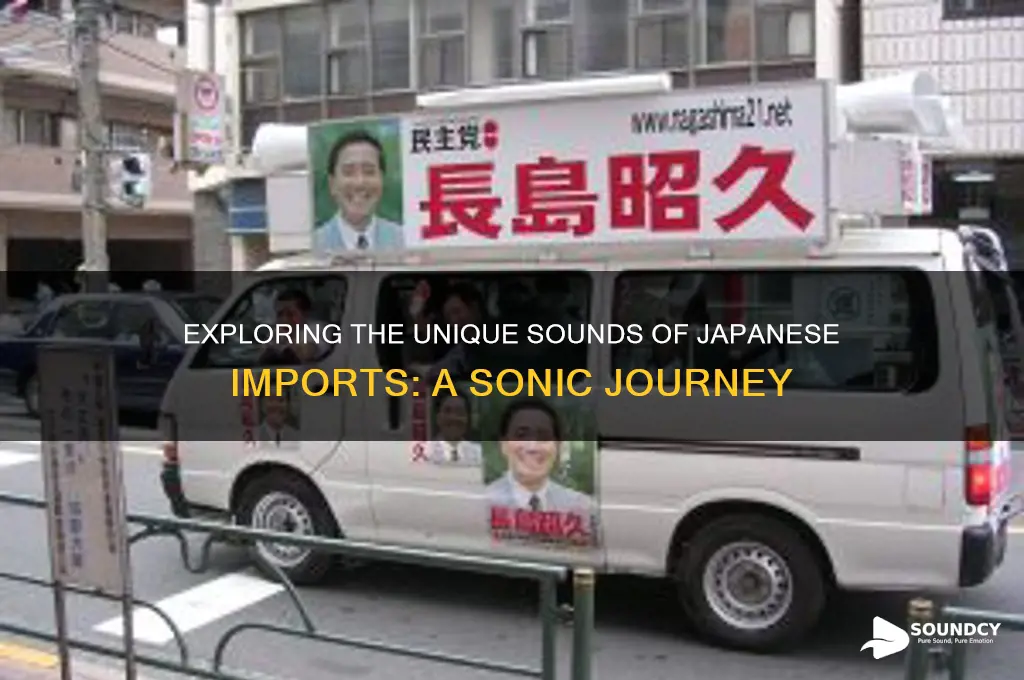 what japanese imports sound like