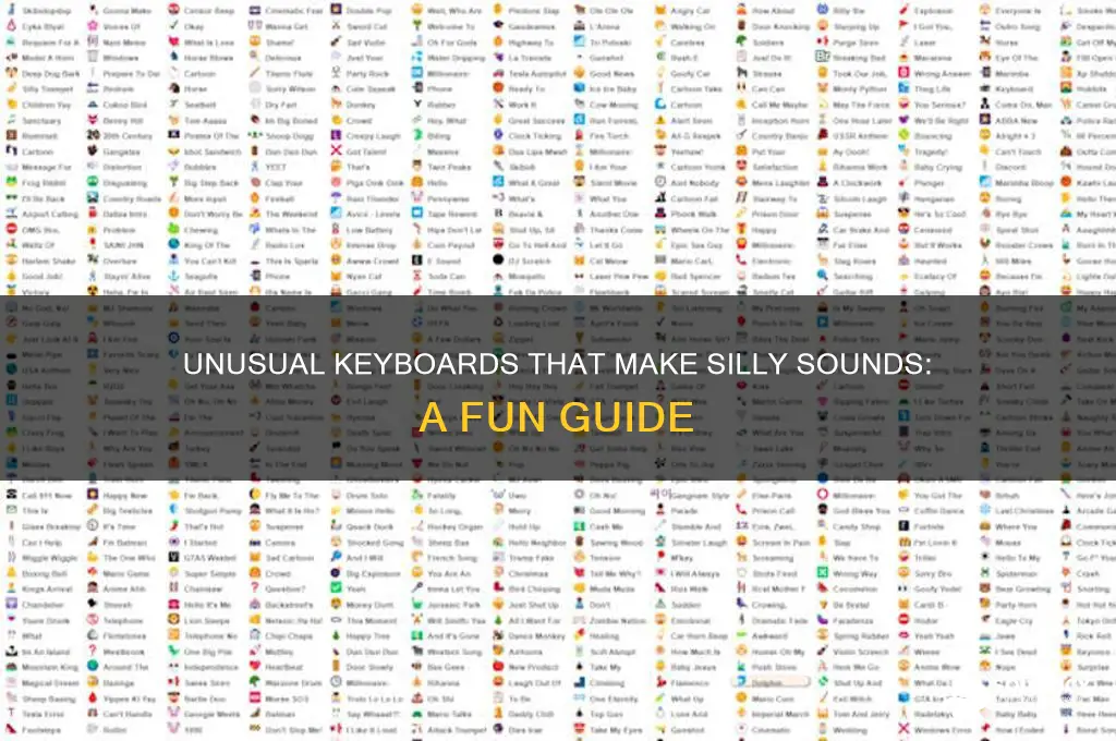 what keyboards do silly sounds