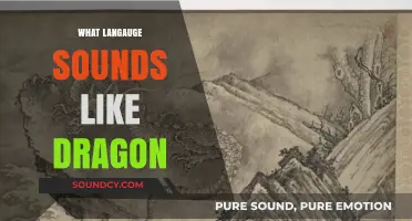 What Language Sounds Like a Dragon's Roar? Exploring Mythical Tongues