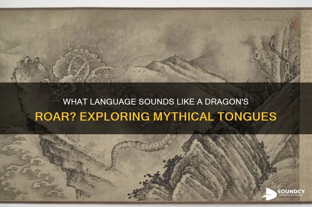 what langauge sounds like dragon