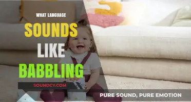 Why Some Languages Sound Like Babbling to Untrained Ears