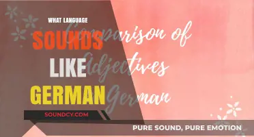 Languages That Sound Like German: Surprising Linguistic Similarities Explored