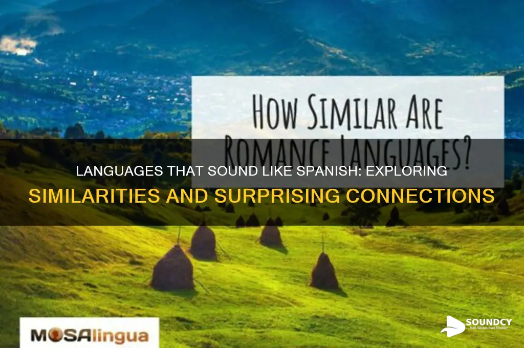 what language sounds like spanish