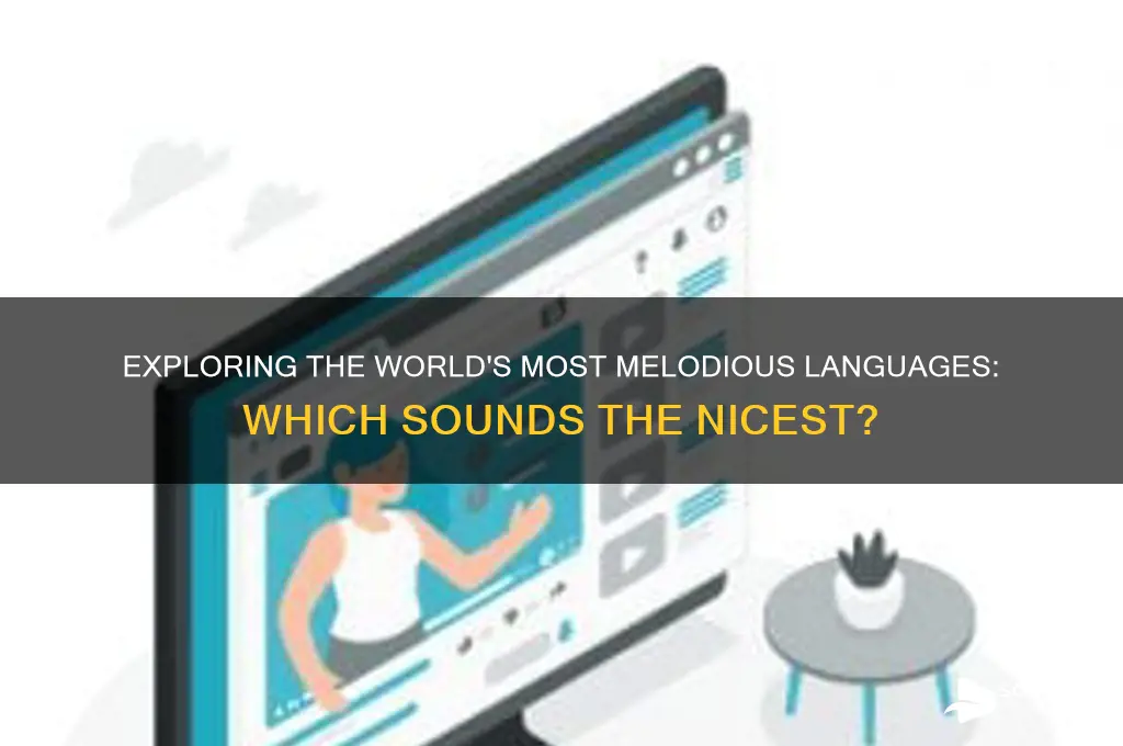 what language sounds the nicest