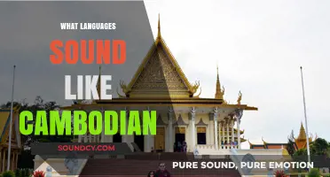 Exploring Languages with Similar Sounds to Cambodian: A Linguistic Journey