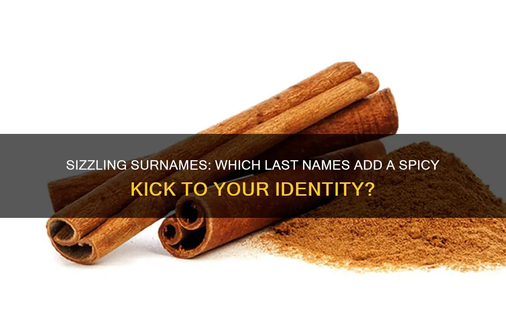 what last name sounds spicy