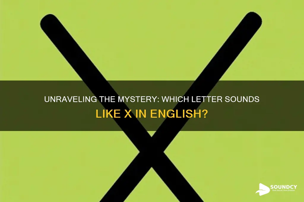 what letter sounds like x