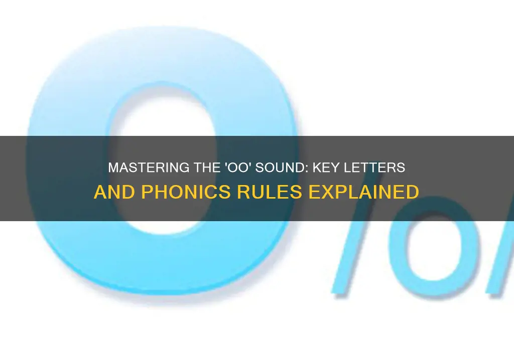 what letters make oo sound