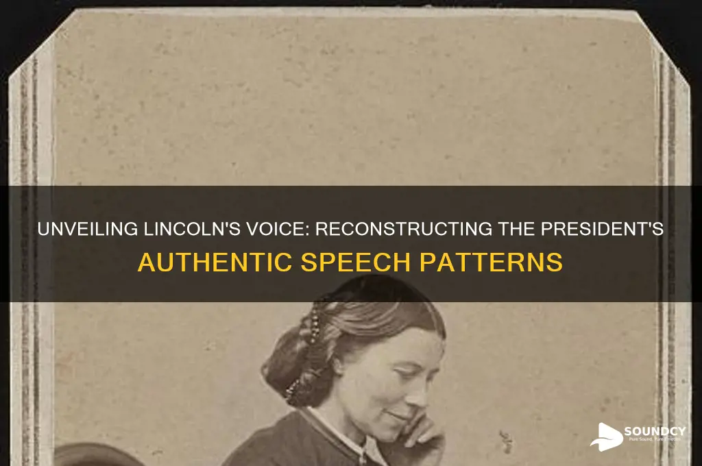 what lincoln actually sounded like