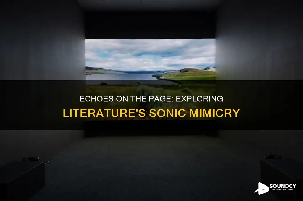 what literary device imitates sound