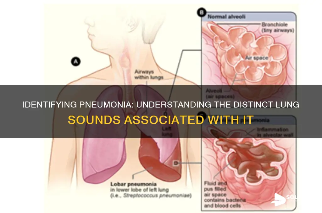 what lung sound accompanies pneumonia