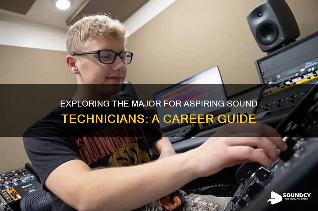 what major is sound technician