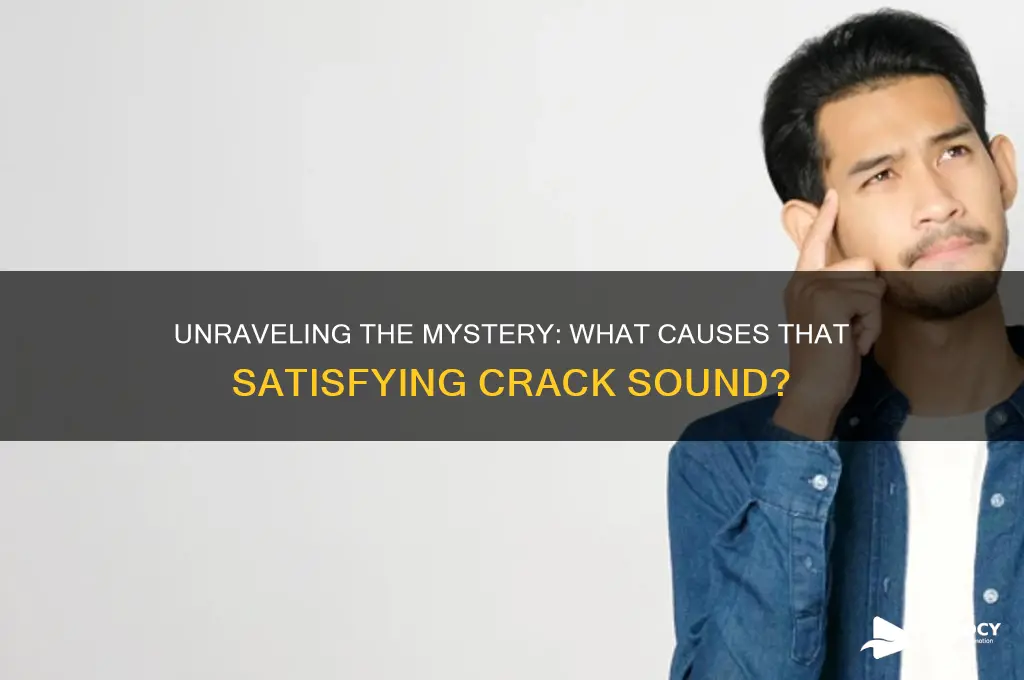 what makes a crack sound