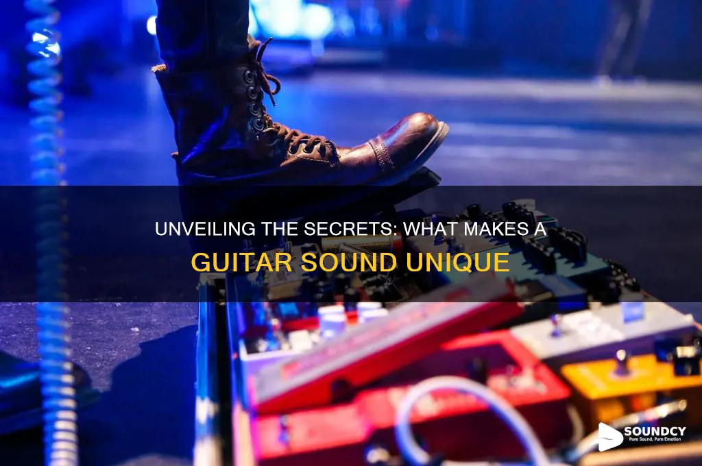 what makes a guitar sound