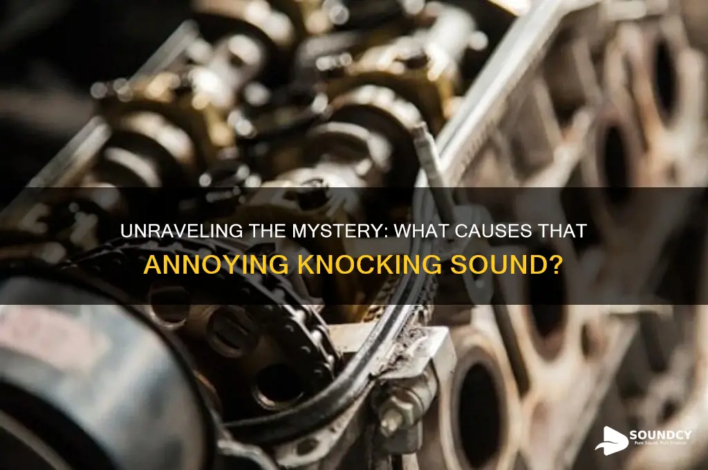 what makes a knocking sound