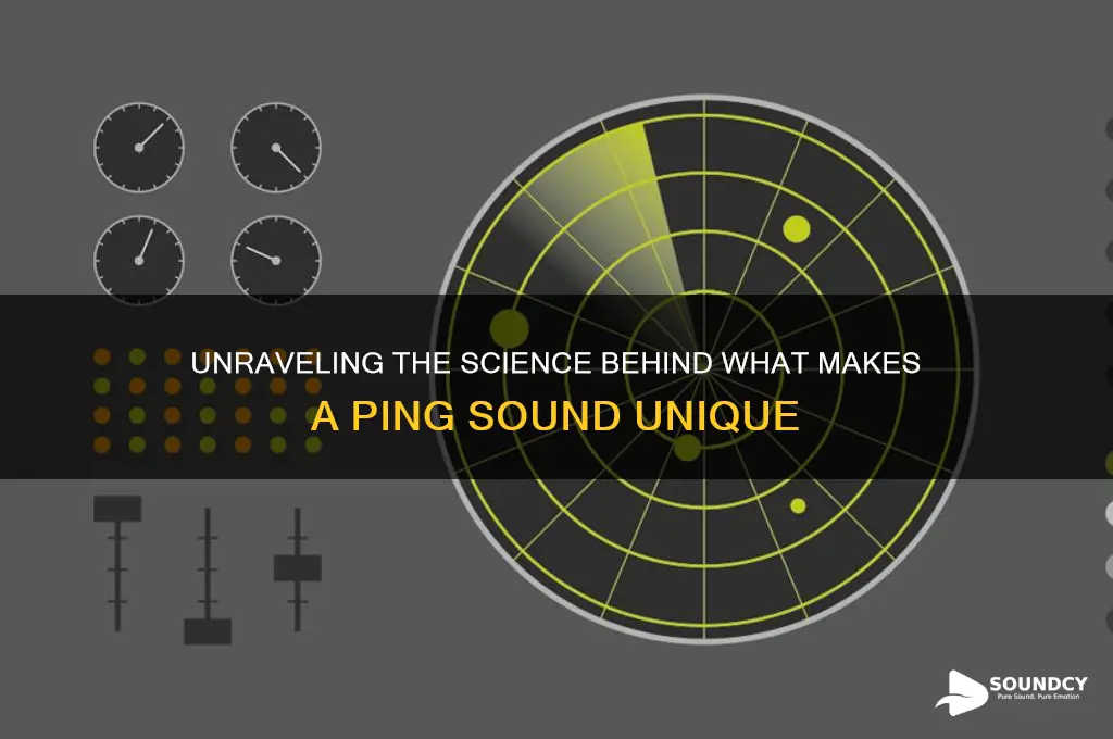 what makes a ping sound