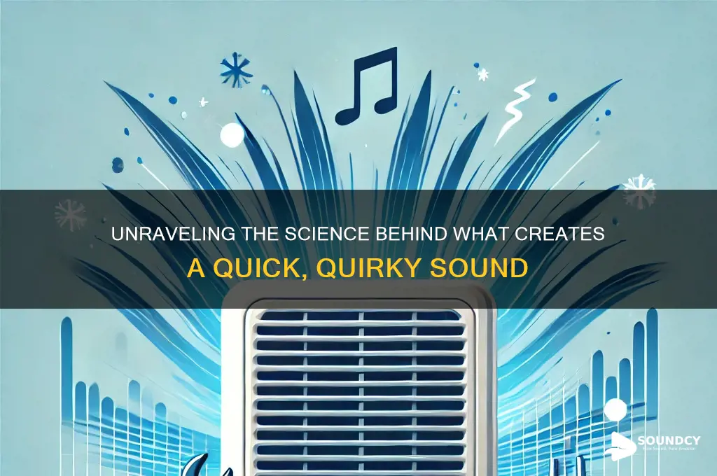 what makes a quiky sound