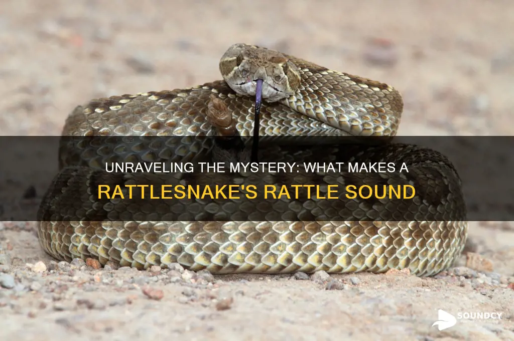 what makes a rattlesnake sound