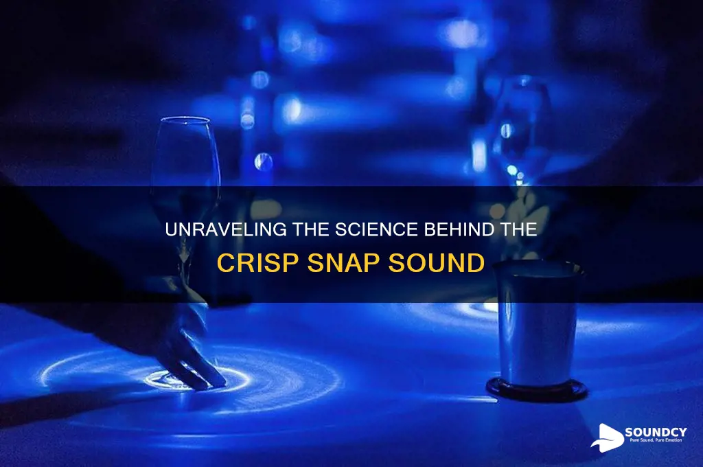 what makes a snap sound
